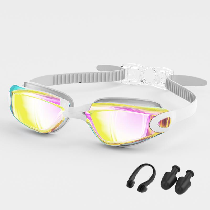 Adult Swimming Goggles: Waterproof, Anti-Fog, Hd, Electroplated, Unisex, Uv Protection
