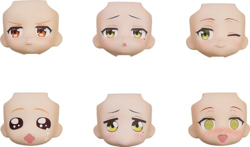 Anime Bocchi the Rock! Nendoroid More Swap Faces: Nika/Ryo/Ikuyo Selection, 6-Piece Box (Cash on Delivery Unavailable)