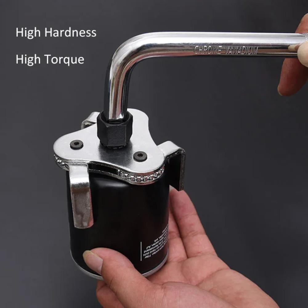 3 Claw Oil Filter Wrench Tool Adjustable Install Uninstall Removal Key Universal Oil Filter Wrench Repairing Tool for Oil Filt
