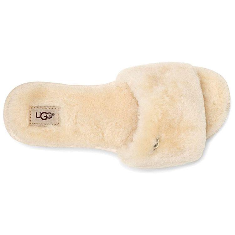 UGG Miękka i wygodna gumowa podeszwa Antypoślizgowe Antybakteryjne Klapki Damskie Obuwie Naturalne 1100892-NAT