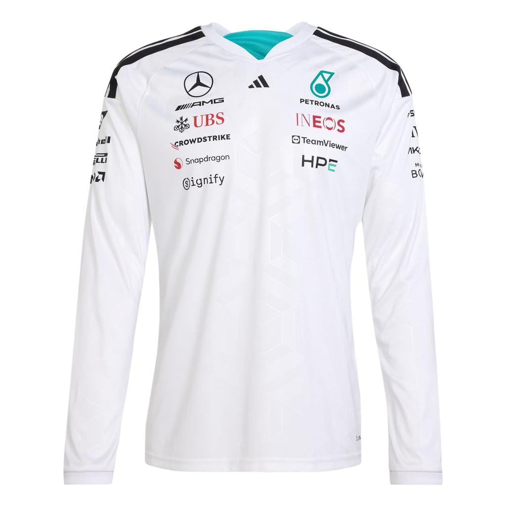 Adidas MERCEDES AMG PETRONAS FORMULA 1 TEAM JERSEY Quick Dry T Shirts Men's KF0147-