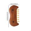 Wooden Massage Comb Meridian Brush Family Relaxation Head Scalp Gua Sha for Adults Arm