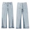 New Style Splatter Patchwork Cargo Pants American Style High Street Micro Flare Casual Trousers