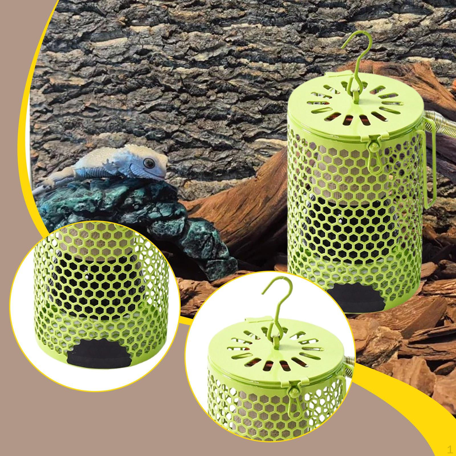 

Рептилия Тепловая лампа Обогреватель для клетки питомца Свет для попугаев, волнистых попугайчиков, бородатой агамы