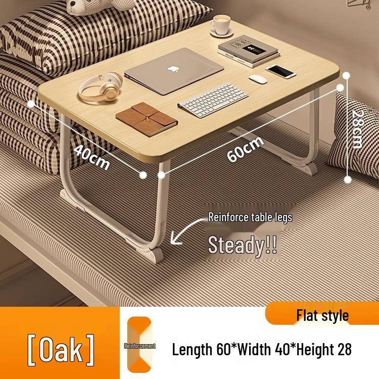 Foldable Bedside Laptop Table for Dormitory or Bay Window