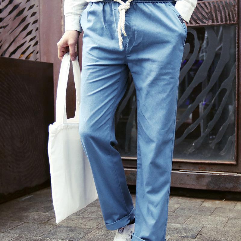 2024 Men's Casual Loose Cotton Linen Pants, Plus Size M-5XL