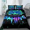 Gamer Duvet Cover For Boys Gaming Cool Games Gamepad Bedding Kids Teen Gifts Video Game Controller Modern Gradient Red And Blue