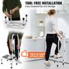 Step Stool Ladder 3 Adjustable Height with Handle Max Load 150KG for RVs