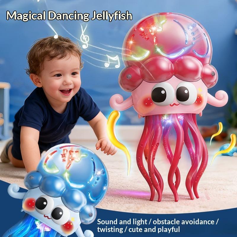 Intelligentes tanzendes Oktopus-Spielzeug LED-Licht lustiger Stressabbau Plastikmodell Geschenk für Jungen Mädchen Kreativität Pädagogisch