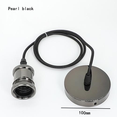 Edison Retro Aluminium Lampenfassung Hängedraht E27 Munddrehlampe Zubehör DIY Imitation Kupfer Schalterleiste Lampenfassung