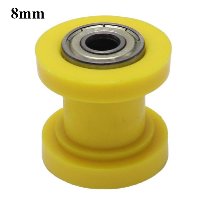 M8 Drive Chain Roller Pulley Wheel Slider Tensioner Wheel Guide For Street Pit Pro Dirt Bike Enduro Motorcycle Motocross CRF 8mm