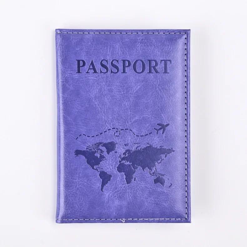 Passport Holder Wallet Cover Travel Essentials Pu Leather Card Case International Travel Accessories for Women/Men