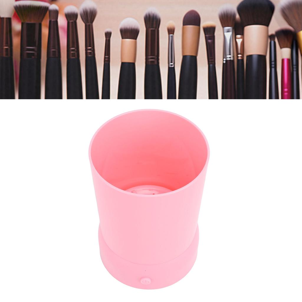 Electric Makeup Brush Cleaner Roseate USB Rechargeable 1200mAh Cosmetic Brush Cleaner Machine for Be