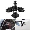 Car Triple Suction Cup Sucker Mount Holder Bracket with Ball Head for OSMO for GoPro Camera