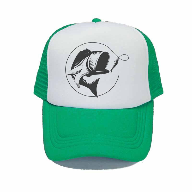 Animal Fish Farm Snapback Trucker Hat Cap Jalan Kuari Fisherman Bone Dad Hats Original Mike Trout Fish Mesh Hunting Hat YY339