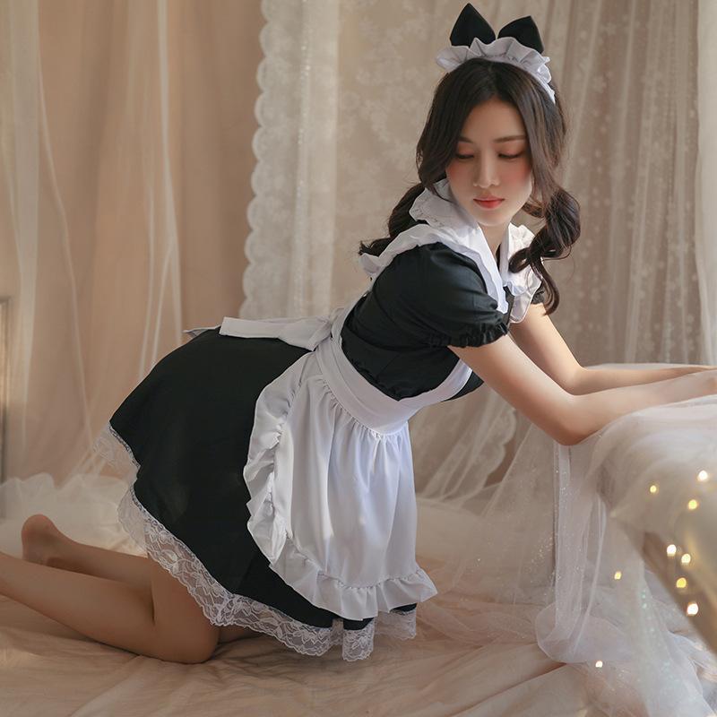 Sexy Cosplay Adult Products Maid Suit Uniform Cute Sexy Pussy Japanese Pajamas Women's Lingerie