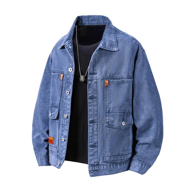 Men's Stylish Retro Denim Jacket 2026 - Trendy Spring & Autumn Outerwear