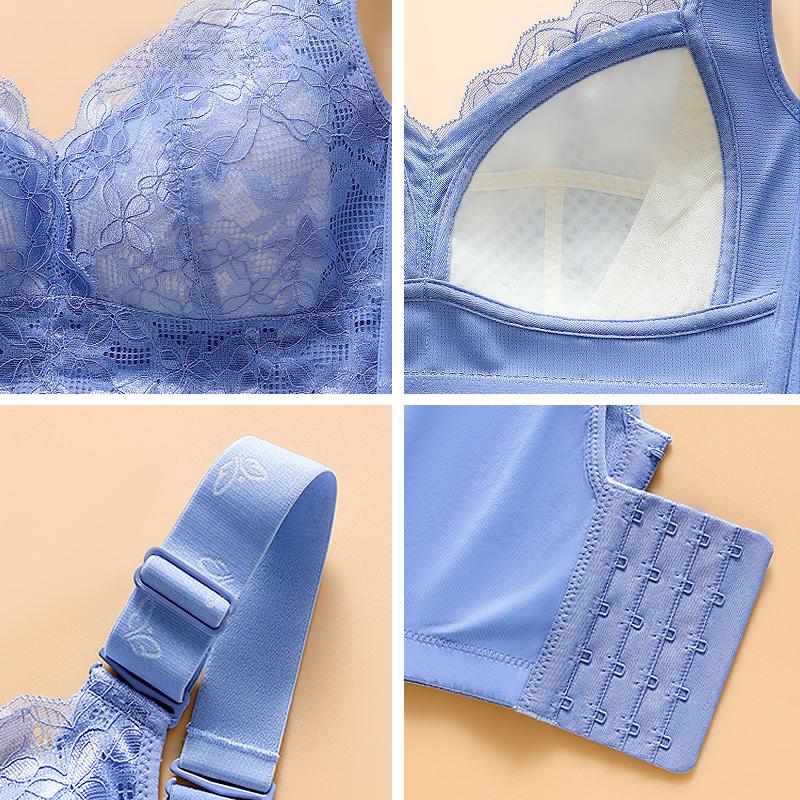 Wirefree Minimizer  Bras for Women  Thin Cup   Plus Size Lingerie Sexy Lace Bralette  Comfort Brassiere