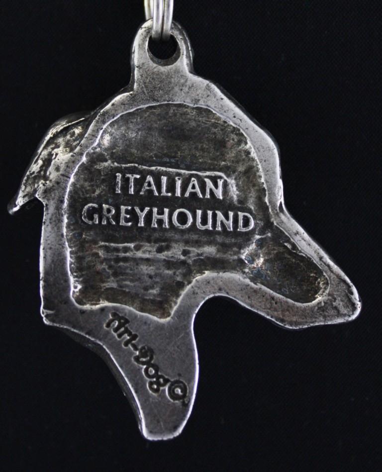 Italian Greyhound, Italian Sighthound – Dog Necklace In Gift Box, Silver-plated Locket for Dog Fan | Art-Dog