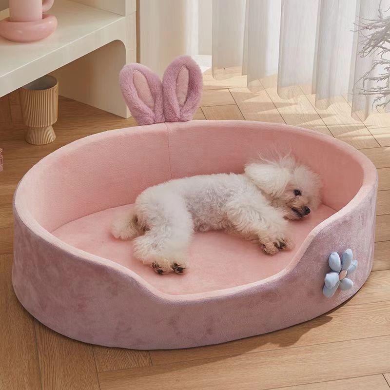 Removable & Washable Four Seasons Pet Bed: Warm Nest for Cats & Dogs