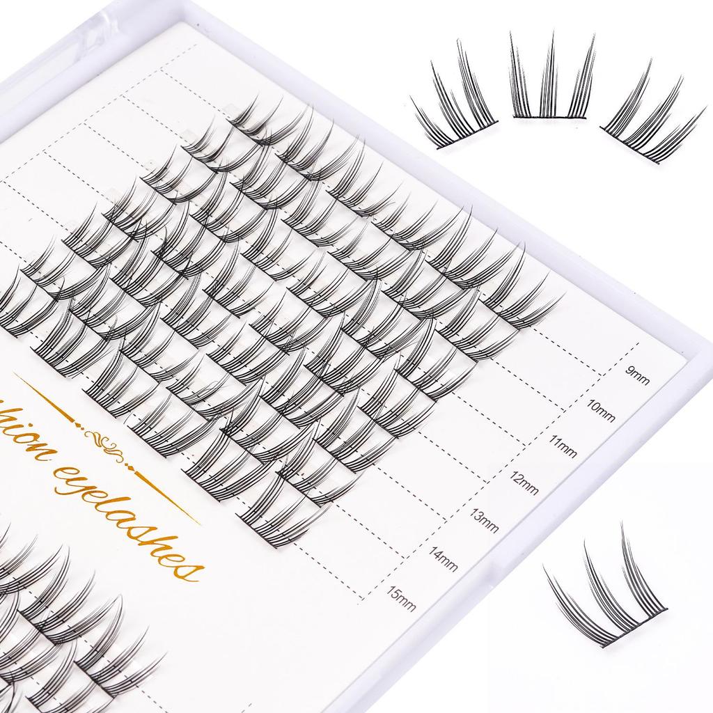 9-15mm DIY Eyelash Extension Set: Artificial Mink Clusters