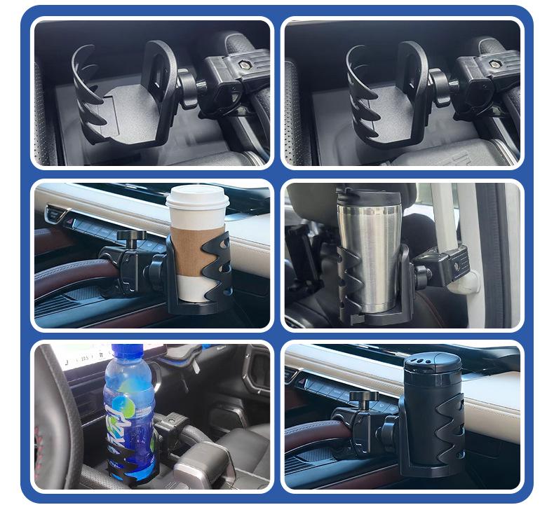 Adjustable Car Water and Kettle Holder – Multifunctional Cycling and Interior Cup Clamp Accessory