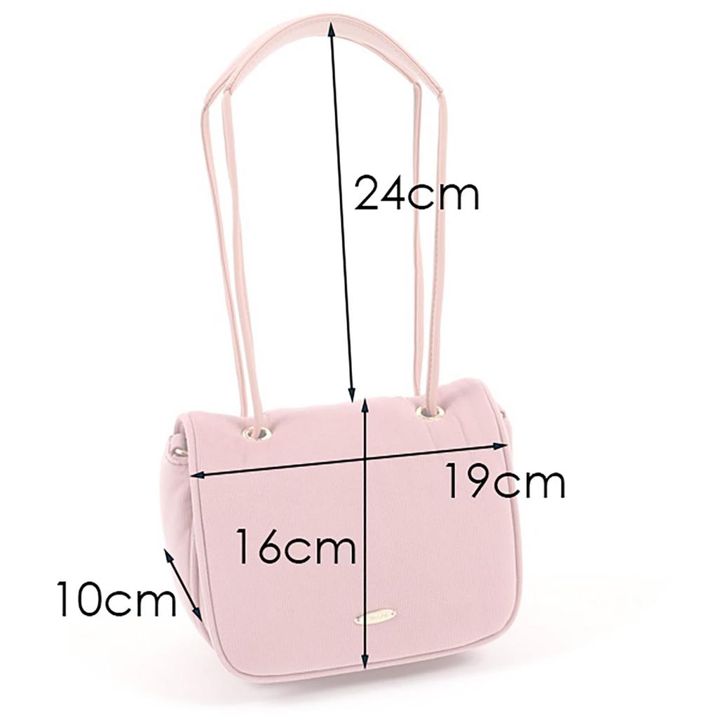 Kitamura Corduroy Fabric Small Semi-Shoulder Bag D-0499 Pink 72721