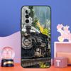 Train Steam Engine Case For Samsung Galaxy A54 A34 A14 A15 A35 A55 A16 A26 A36 A56 A52 A12 A32 A13 A33 A53 A17