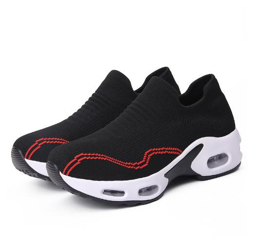 Luftgepolstertes Mesh Leichte Sportschuhe Flache Öffnung Bequem Atmungsaktiv Weich, Outdoor Wanderschuhe Reiseschuhe