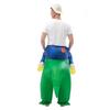MUXIU Halloween Dinosaur Cosplay and Inflatable One Size Fits 4 Colors Available Costume, Green, Red, Orange, Blue, Costume, Fun, Pranks, Popular,