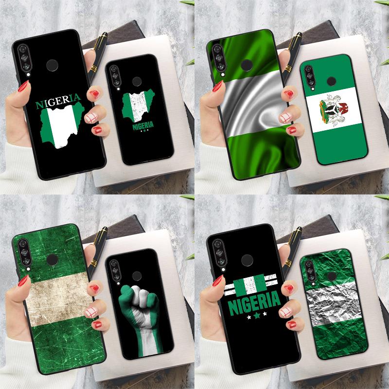 Nigeria Flagge Für Huawei Nova Y60 Y70 Y90 Y61 Y91 3i 7i 8i 11i Nova 11 9 10 SE P20 P30 Pro P40 Lite Hülle