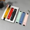 Portable PU Leather Pen Holder with Elastic Band for Single Fountain or Ballpoint Pen