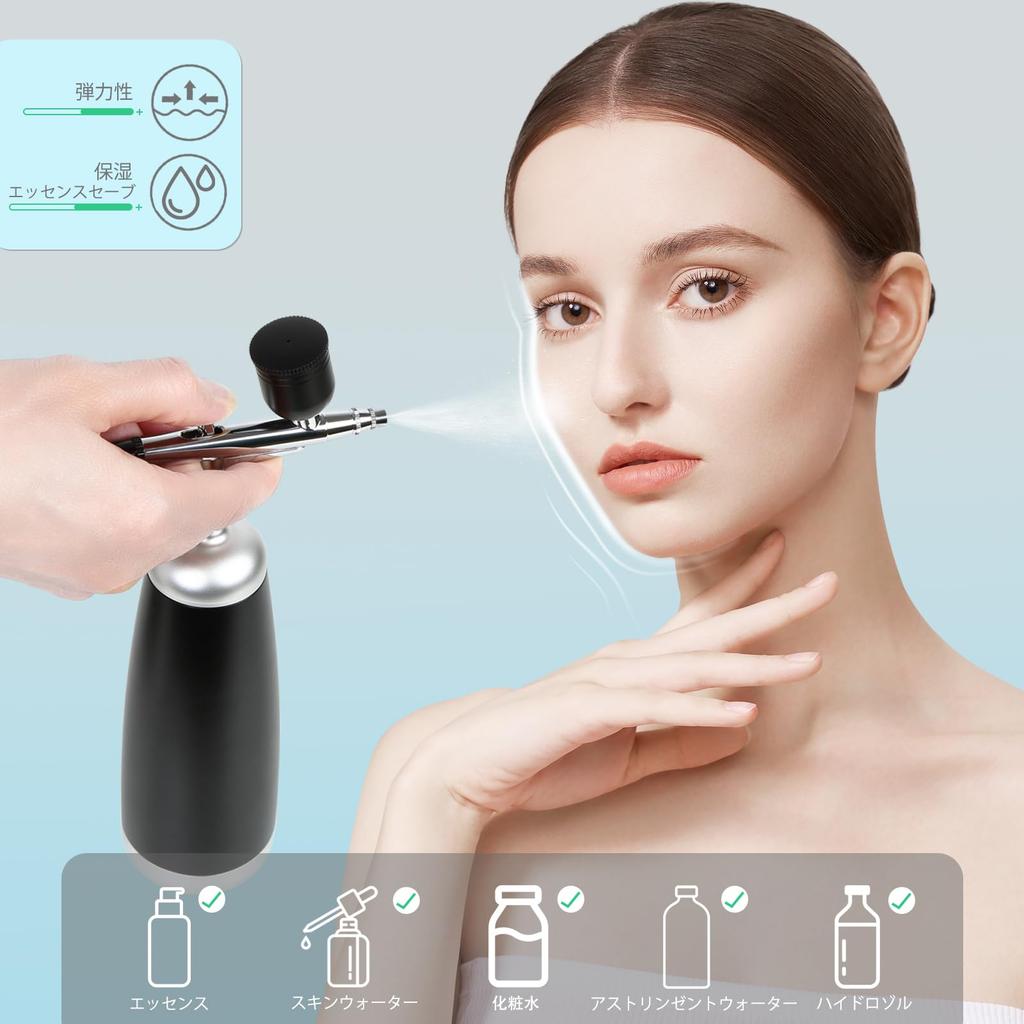 BlazeVideo Rechargeable Airbrush Compressor Set with USB Type-C, 0.3mm Diameter, for Plastic Model Painting, DIY Painting