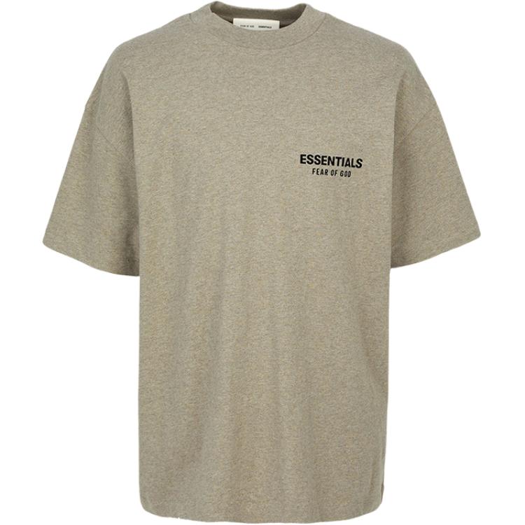 

Fear of God Essentials Classic Short-Sleeve Tee Homestead Heather Men Tops Grey 125AS254172F S