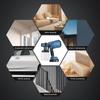 Cordless Paint Sprayer 21V Max Battery Electric Tools Paint Sprayer with 4 Copper Nozzles 3 Spray Patterns 800ml