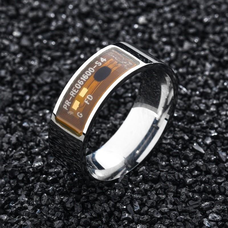 NFC Smart Ring Edelstahl Tragbarer Schmuck für Männer und Frauen