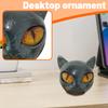 Luxury Black Cats Stone Sculpture,Elegant Home Décor & Gift-Ready Art Piece, Gifts For Cat Lovers Women Men