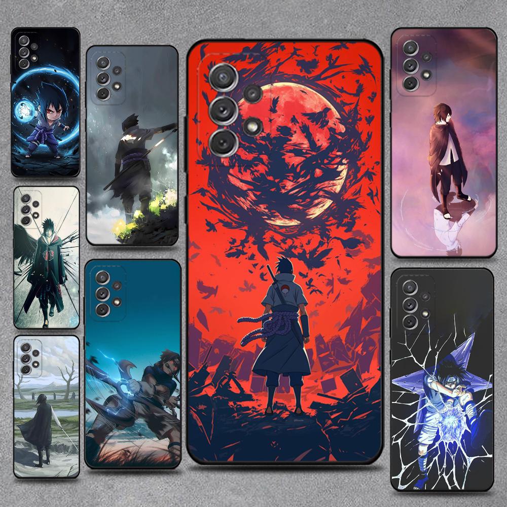 Anime U-Uchihas S-Sasuke Phone Case For Samsung S25,S24,S21,S22,S23,S30,Ultra,S20,Plus,Fe,Lite,Note,10,9,5G Black Cover