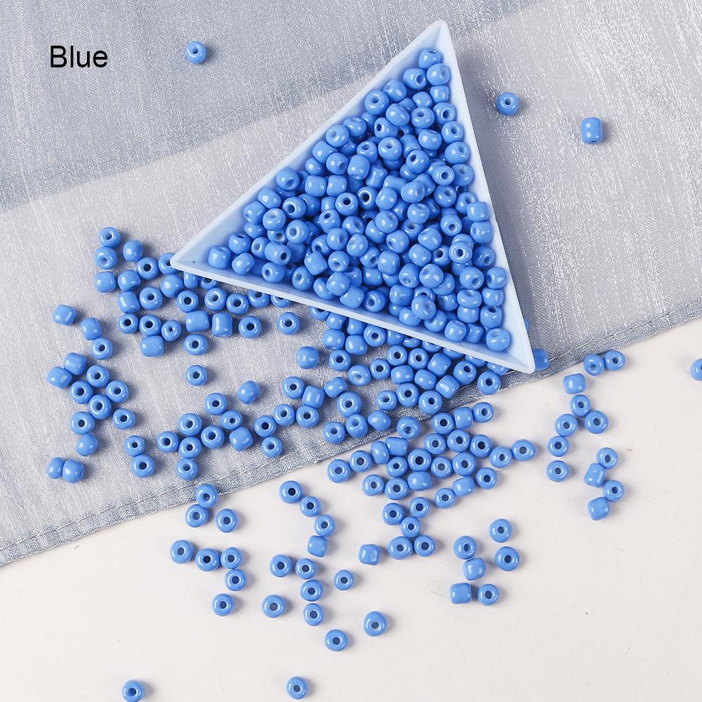 2/3/4 Mm Solid Color Glass Rice Beads Beaded Diy Handmade Necklace Bracelet Beaded Loose Beads Jewelry Accessories Material