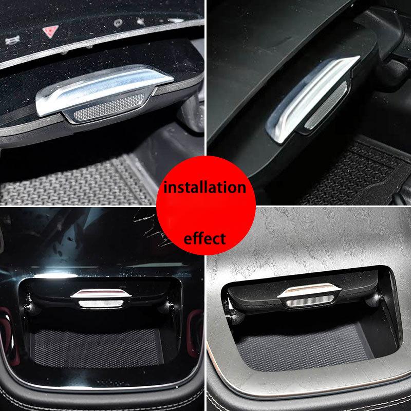 For Mercedes-Benz Storage Box Handle Electroplated Rear Trunk Fasteners New E-Class W214 E260 E300 2024-2026 2146800502
