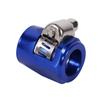 AN6 Hose End Finishers Fuel Oil Water Line Clip Clamp for Auto Car Blue