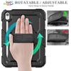 SEYMAC Stock iPad Generation Dedicated Pen Front Cover with Screen Rotating Hand Shoulder Strap (A16) 11th/10th Case, Shockproof, Holder, Protector,