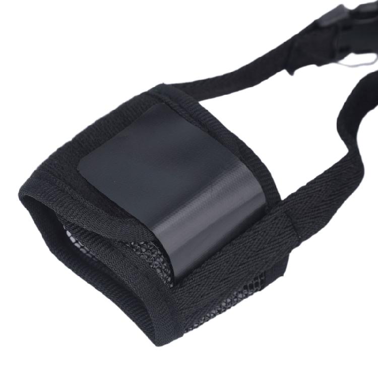 Training Use Dog Mouth Cover with Soft Fabric Panel and Stable Hold for Daily Routine and Public Guidance Care