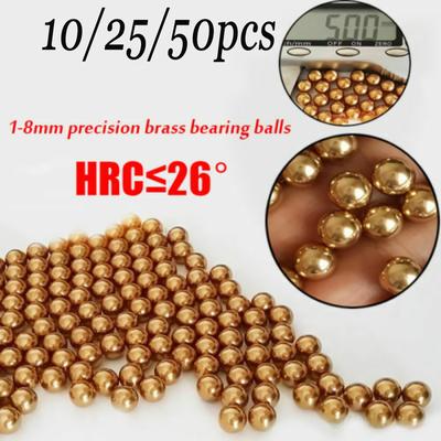 OD 1-8mm Precisão Latão Sólido Contas Industrial Rolamento Bola Cobre Esfera