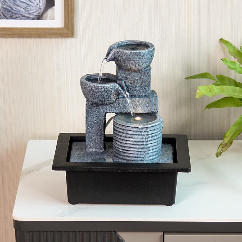 Desktop Circulating Water Fountain Home Office