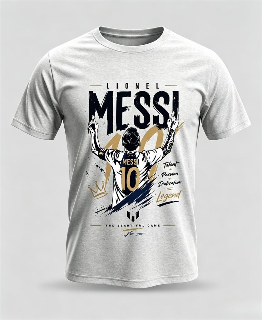 Argentina World Champion Messi No10 Tshirt National Team Graphic Unisex Cotton Casual Fan Top