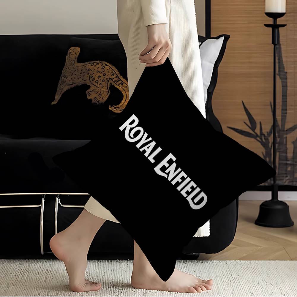 R-ROYALS E-ENFIELDS Logo Pillow Cover Sofa Cushion Cover Home Room Decoration Children Gift