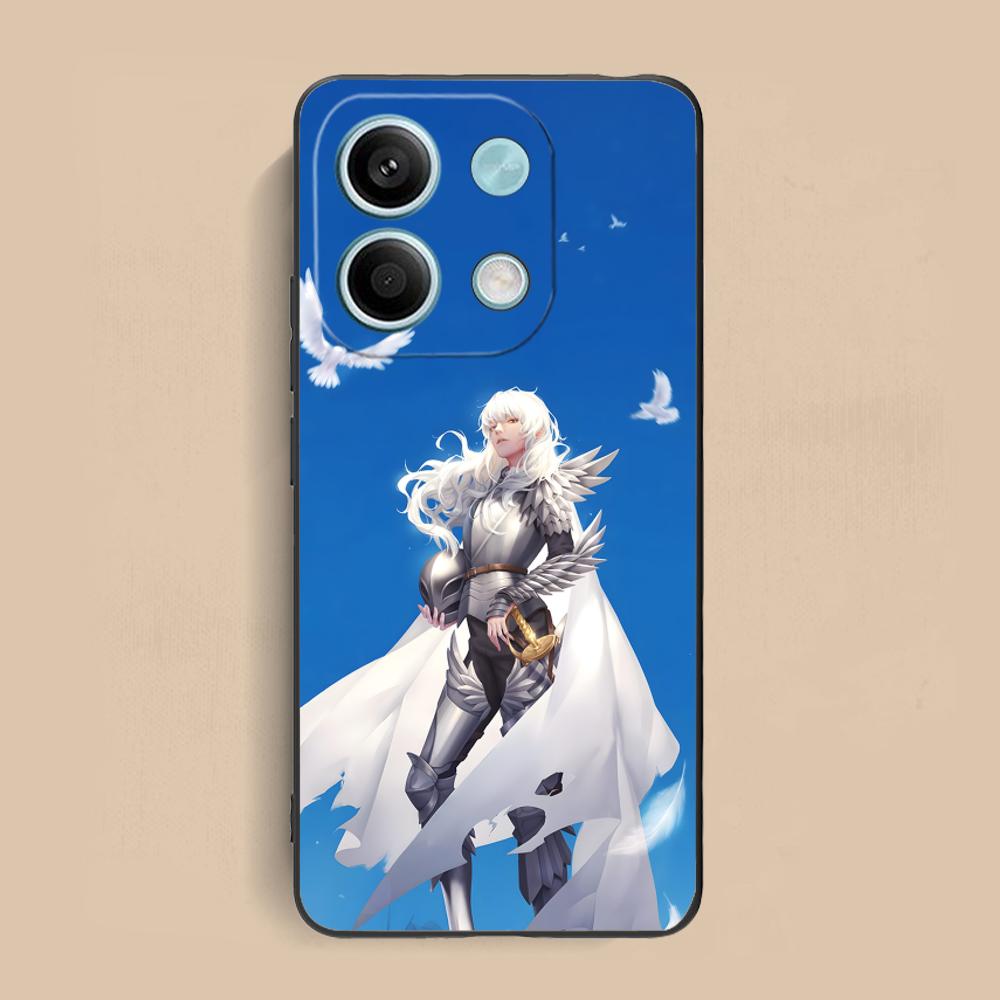 Anime Griffith Phone Case for Xiaomi Redmi Note 14 13 12 11 S Pro Plus 4G 5G Soft TPU Shockproof Cover