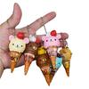 Portachiavi Ciondolo a Forma di Gelato Rilakkuma Figura Fai da Te Regalo