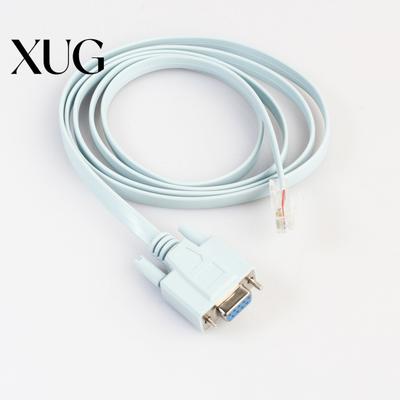 5ft 9Pin DB9 Seriell RS232 zu RJ45 Cat5 Ethernet Console Rollover-Kabel für Cisco